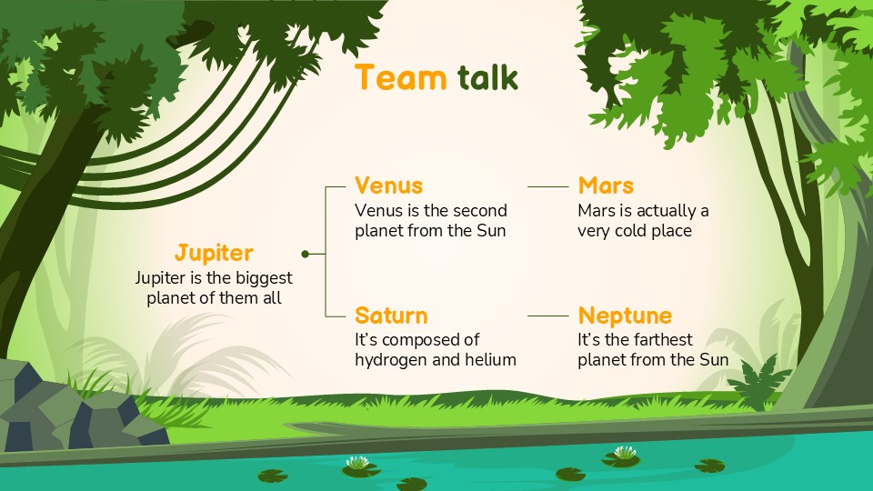 Free Jungle Agency Presentation Template 52