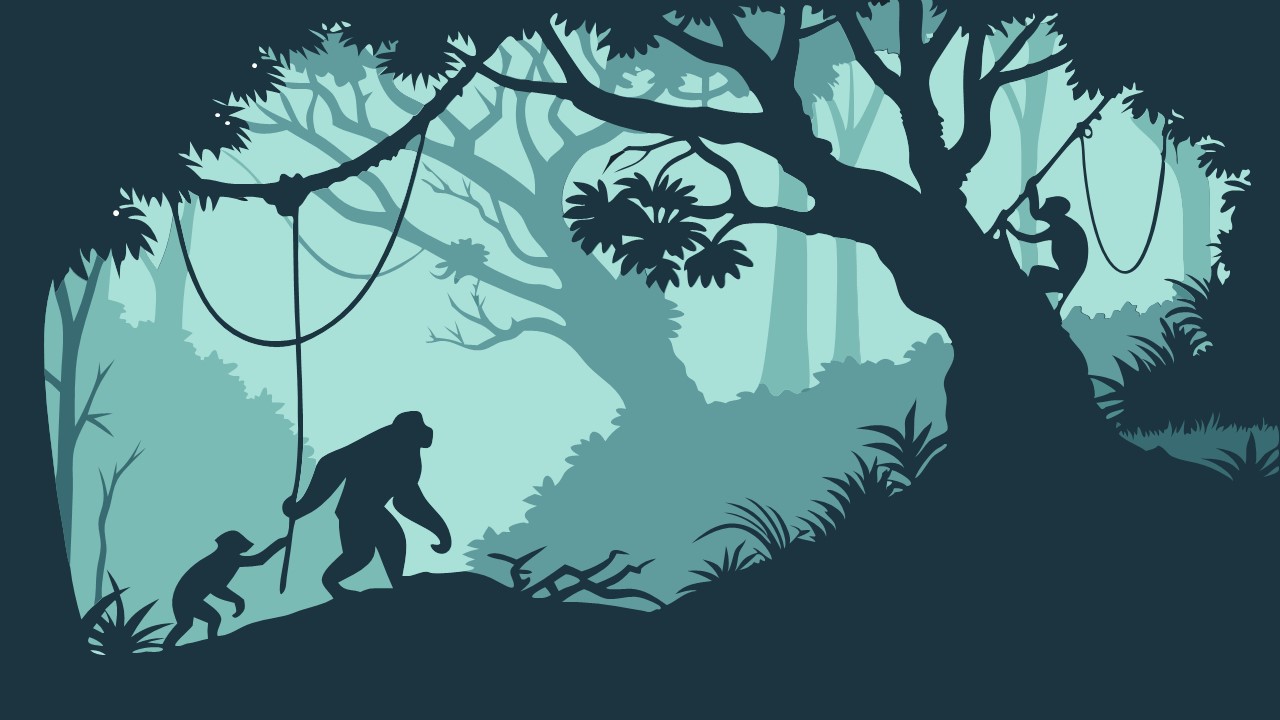 Free Jungle Powerpoint Background 2