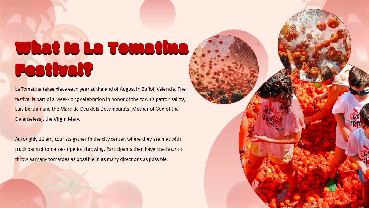 Free La Tomatina Powerpoint Template 2