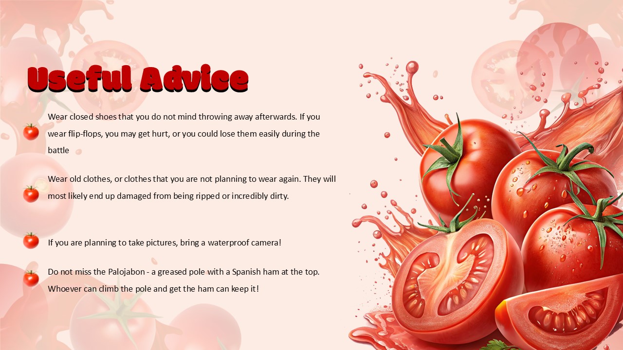 Free La Tomatina Powerpoint Template 4