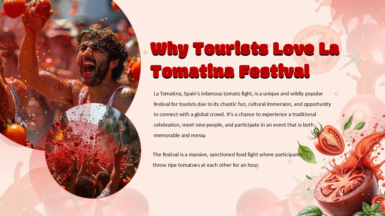 Free La Tomatina Powerpoint Template 5
