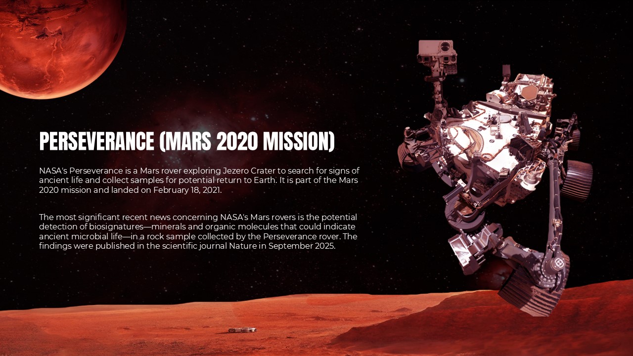 Free Life On Mars Presentation Theme 4