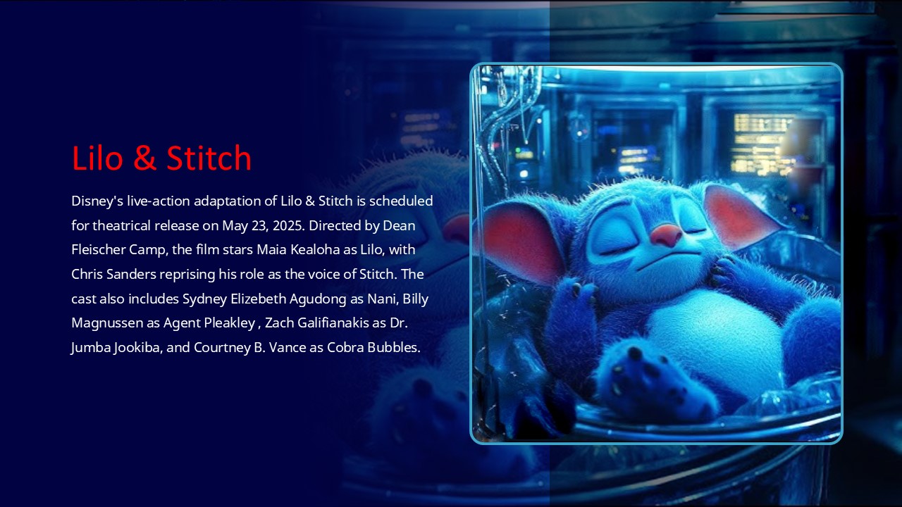 Free Lilo And Stitch Movie Presentation Template 2