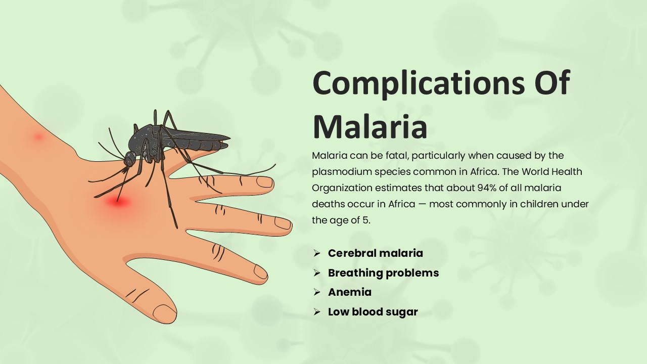 Free Malaria Disease Powerpoint Template 4