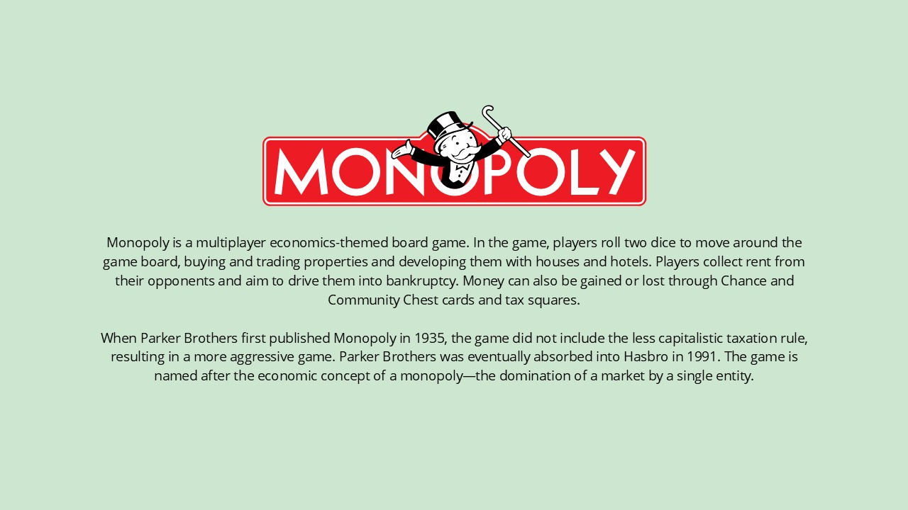 Free Monopoly Powerpoint Template 3