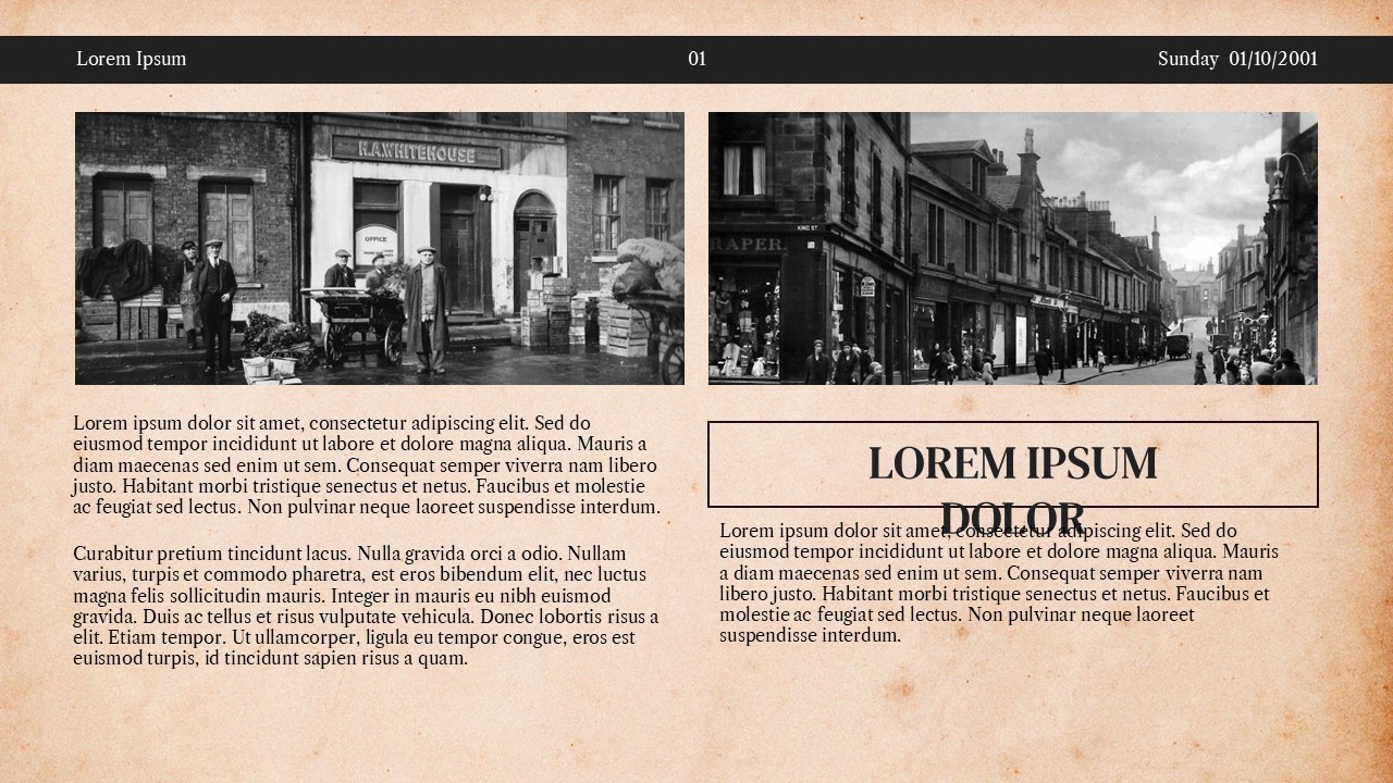 Free Old Newspaper Powerpoint Template 2