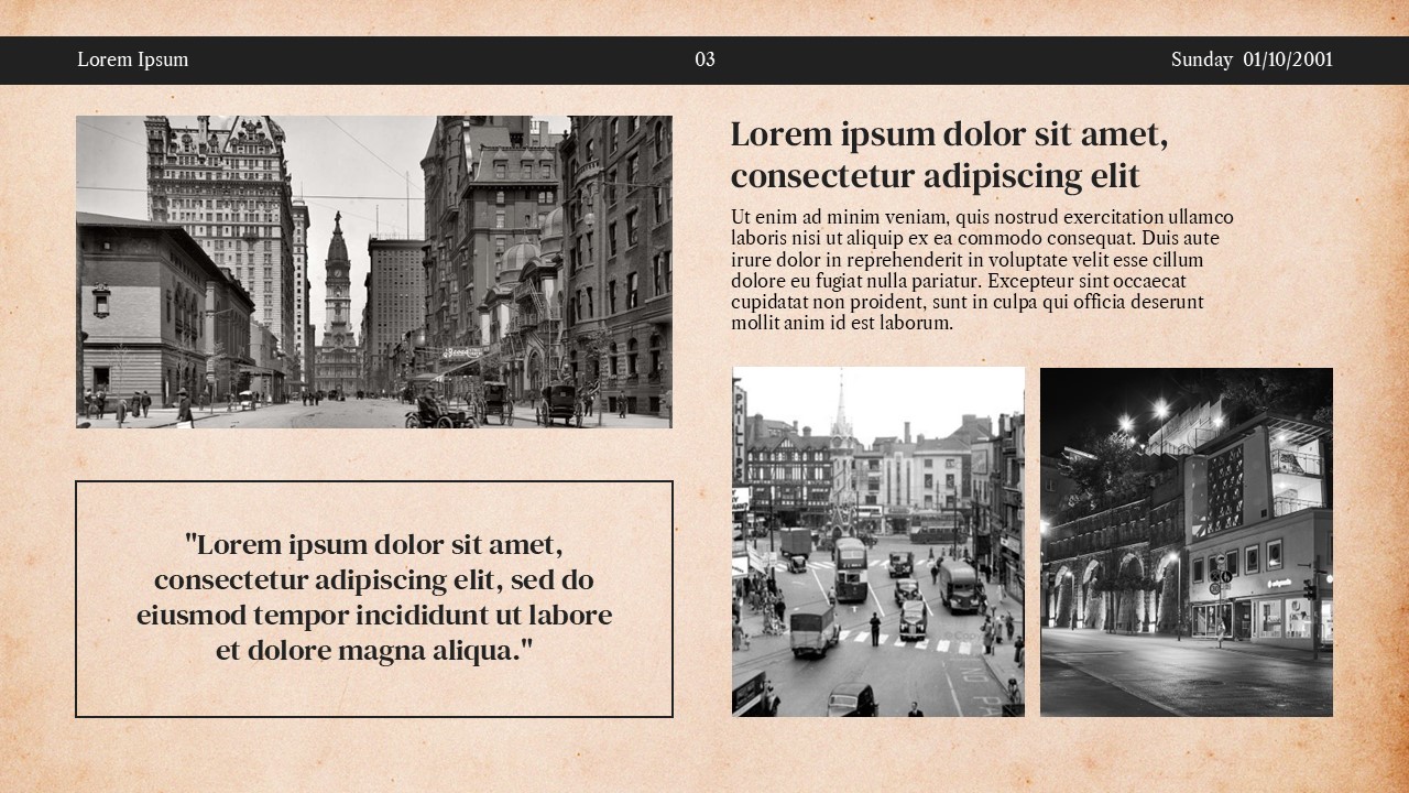 Free Old Newspaper Powerpoint Template 4