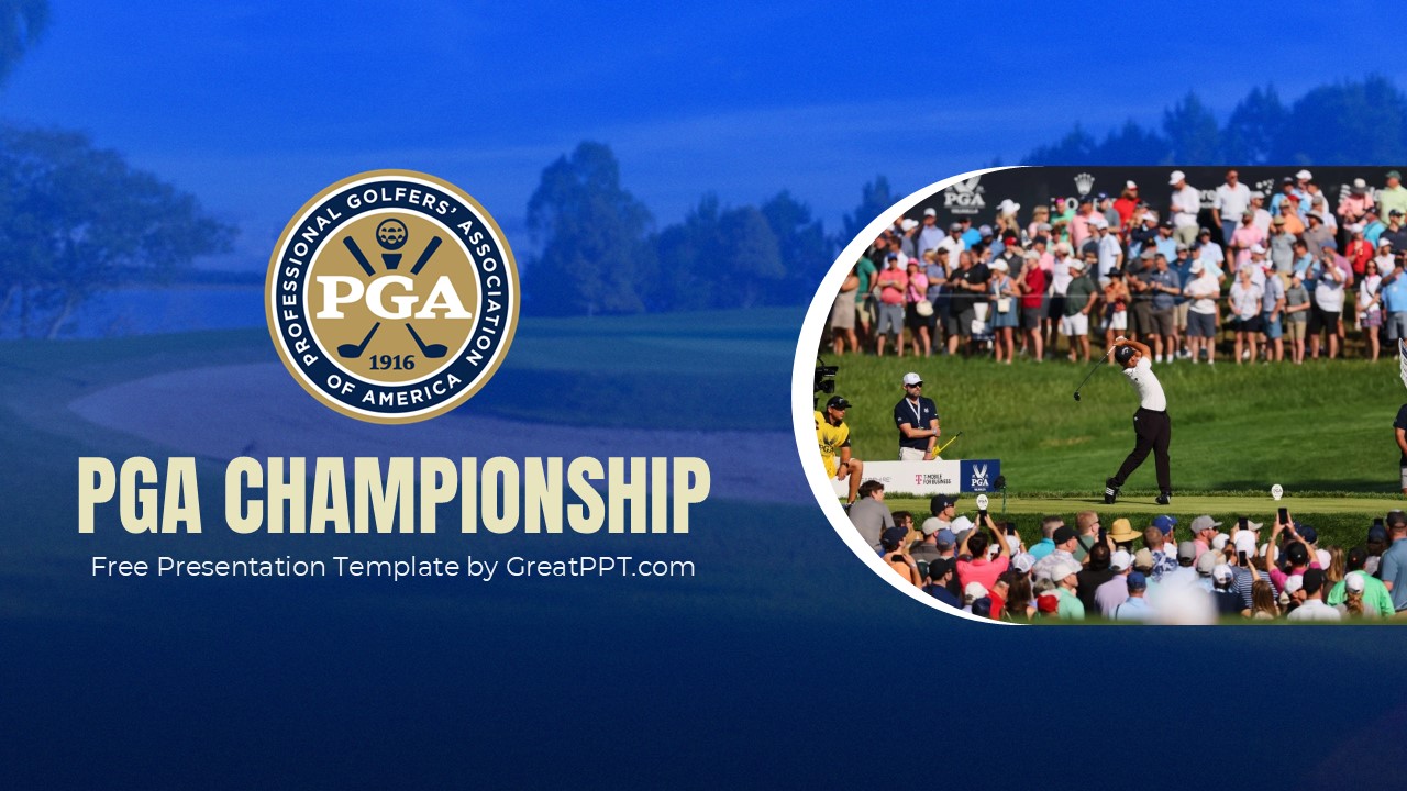 Free Pga Golf Powerpoint Template 1