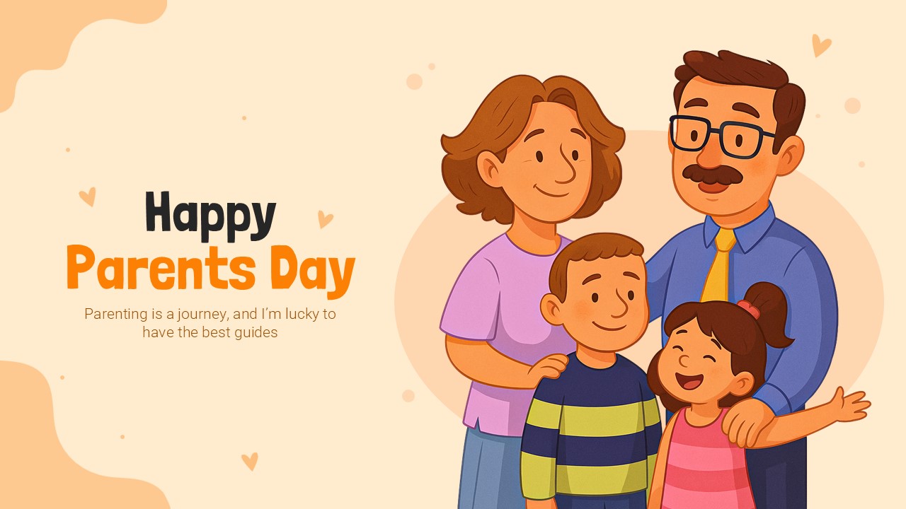 Free Parents Day Poster Template 2