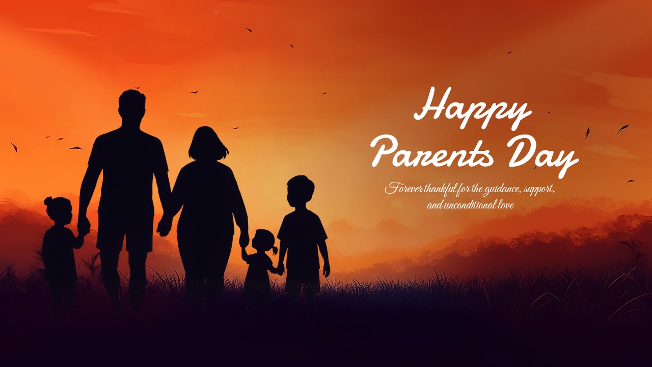 Free Parents Day Poster Template 3