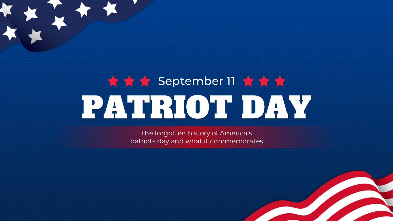Free Patriot Day Powerpoint Template And Google Slides Theme 1
