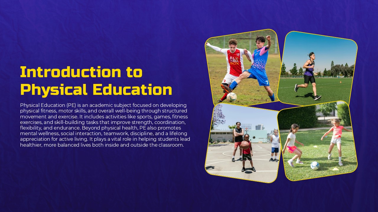 Free Physical Education Powerpoint Template 2