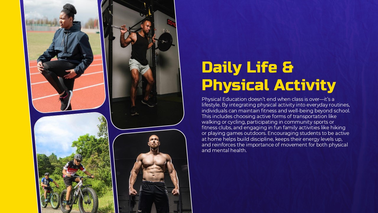 Free Physical Education Powerpoint Template 6