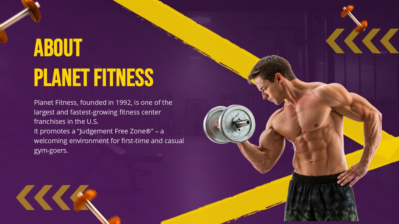 Free Planet Fitness Powerpoint Template 3