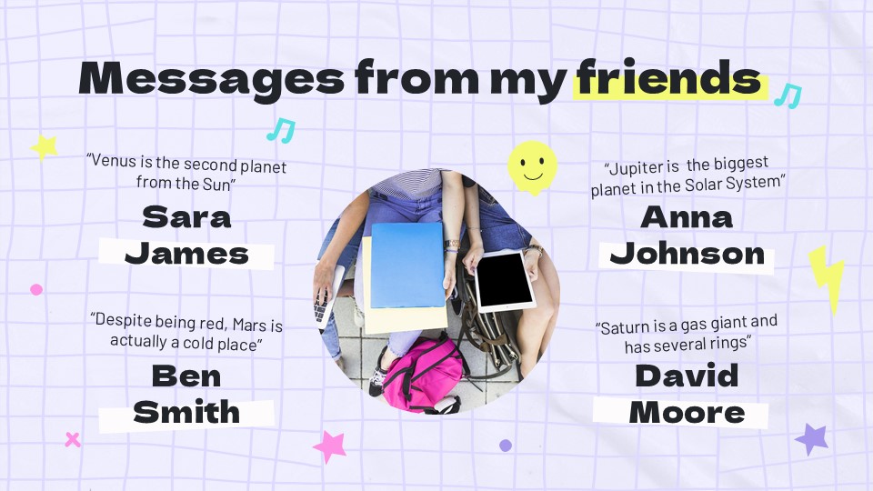 Free Preppy Aesthetics Yearbook Powerpoint Template 21