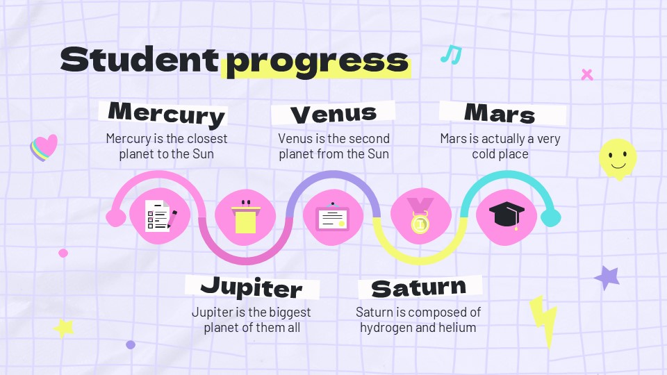 Free Preppy Aesthetics Yearbook Powerpoint Template 28