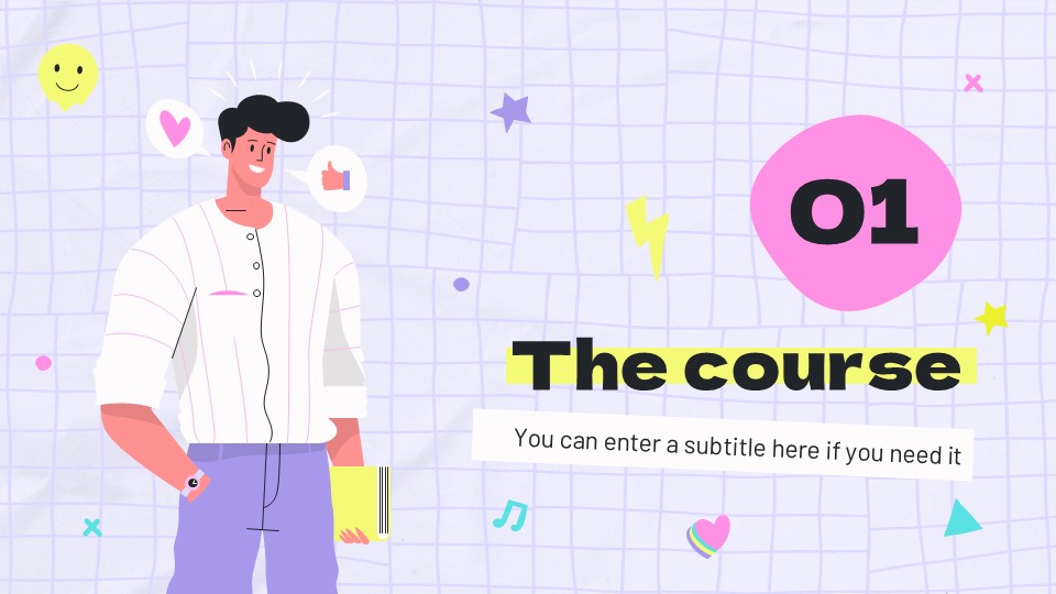 Free Preppy Aesthetics Yearbook Powerpoint Template 4