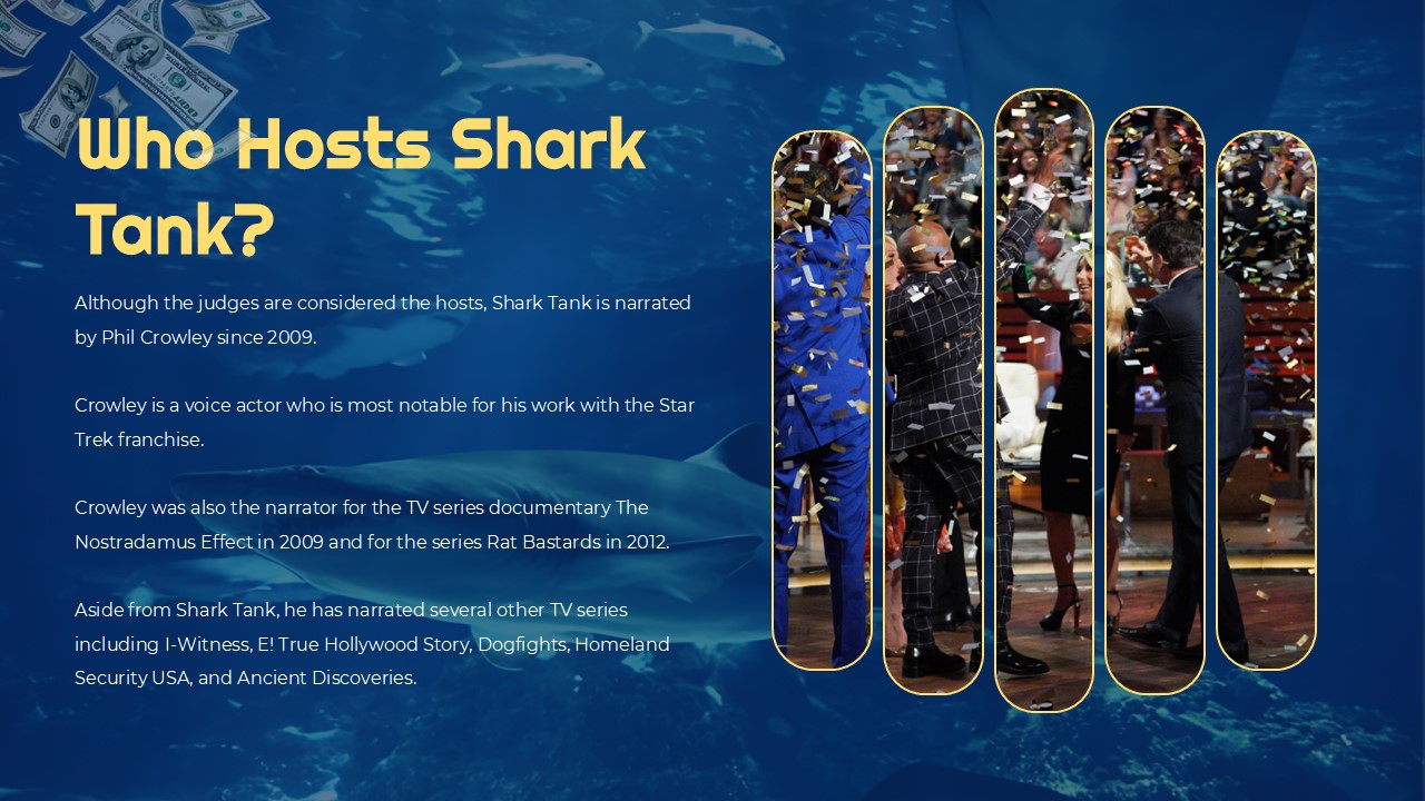Free Shark Tank Powerpoint Template 4