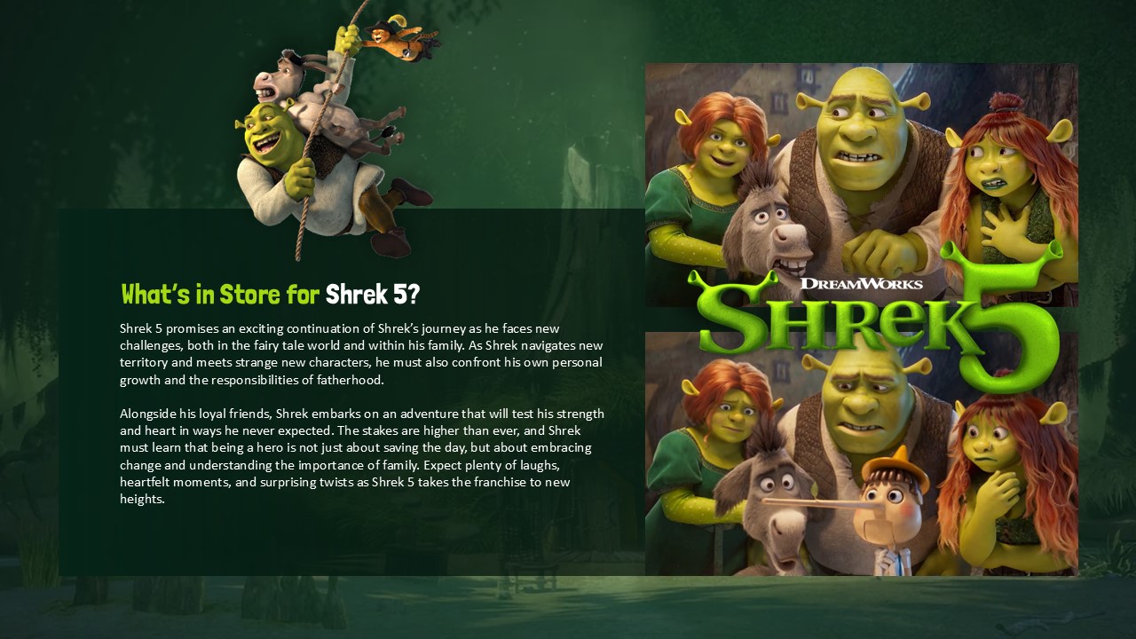 Free Shrek 5 Powerpoint Template 3