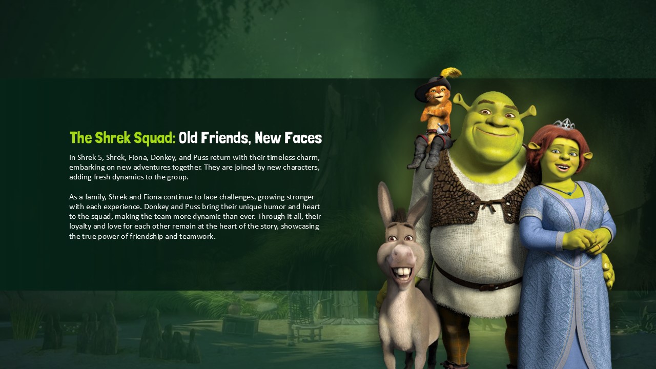 Free Shrek 5 Powerpoint Template 6