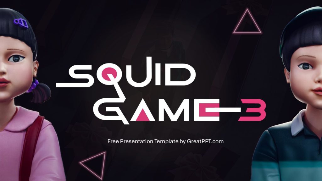 Free Squid Game PowerPoint templates and Google Slides themes