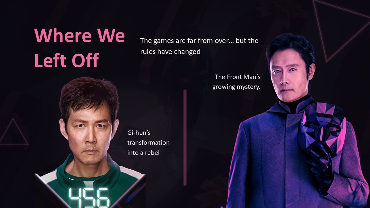 Free Squid Game Season 3 Presentation Template 2