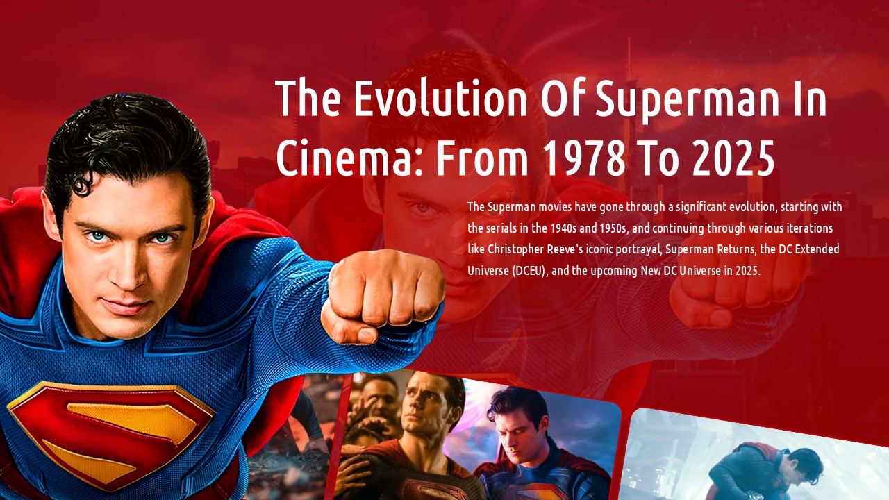 Free Superman Powerpoint Template 6