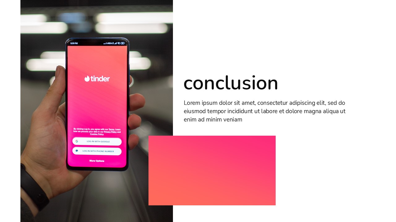 Free Tinder Presentation Theme 14