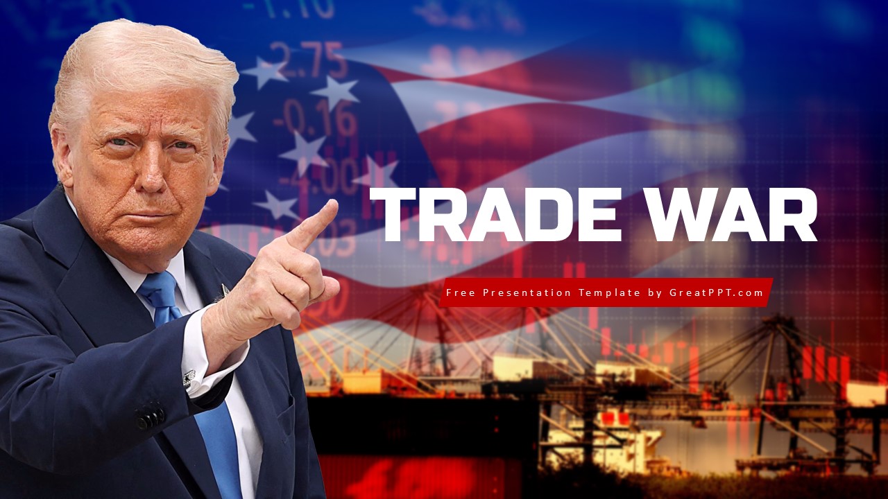 Free Trade War Presentation Template 1