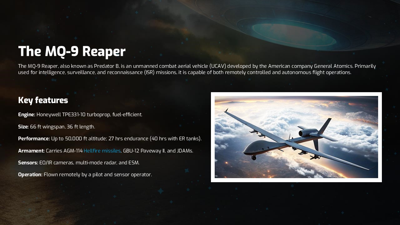 Free Ufo Hellfire Missile Presentation Template 2
