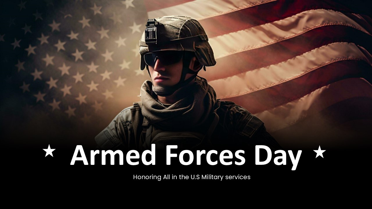 Free Us Armed Forces Day Poster Template 1