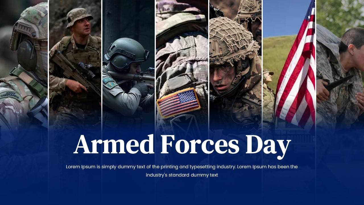 Free Us Armed Forces Day Poster Template 4