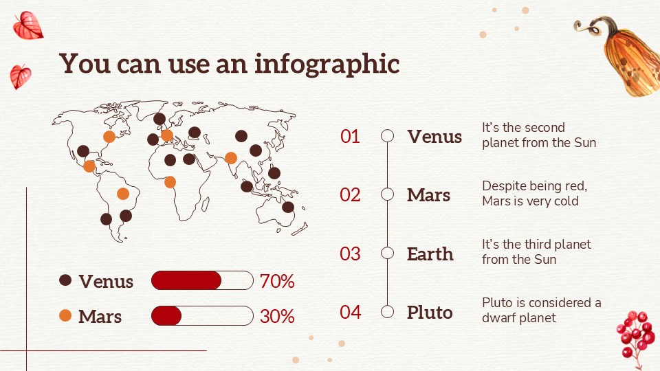 Free Watercolor Pumpkins Presentation Template 10