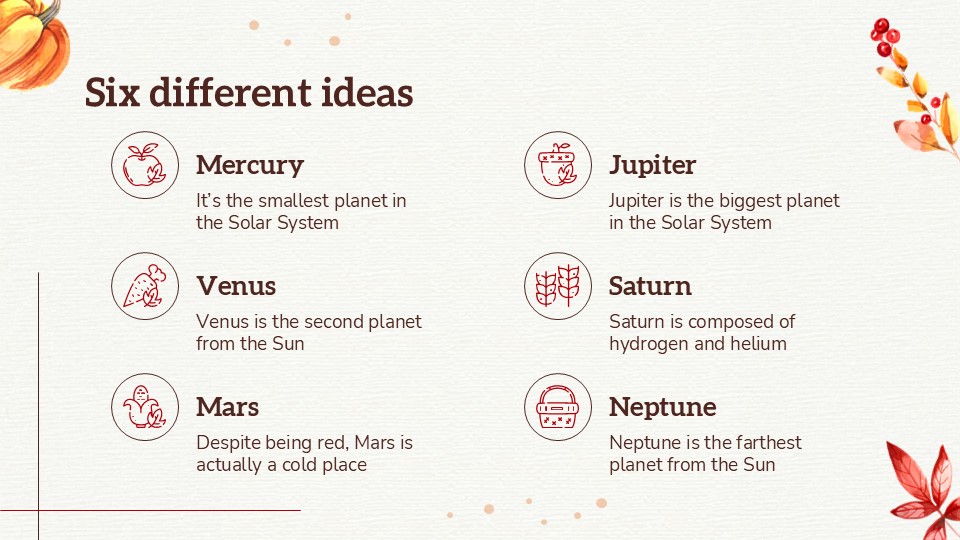 Free Watercolor Pumpkins Presentation Template 7