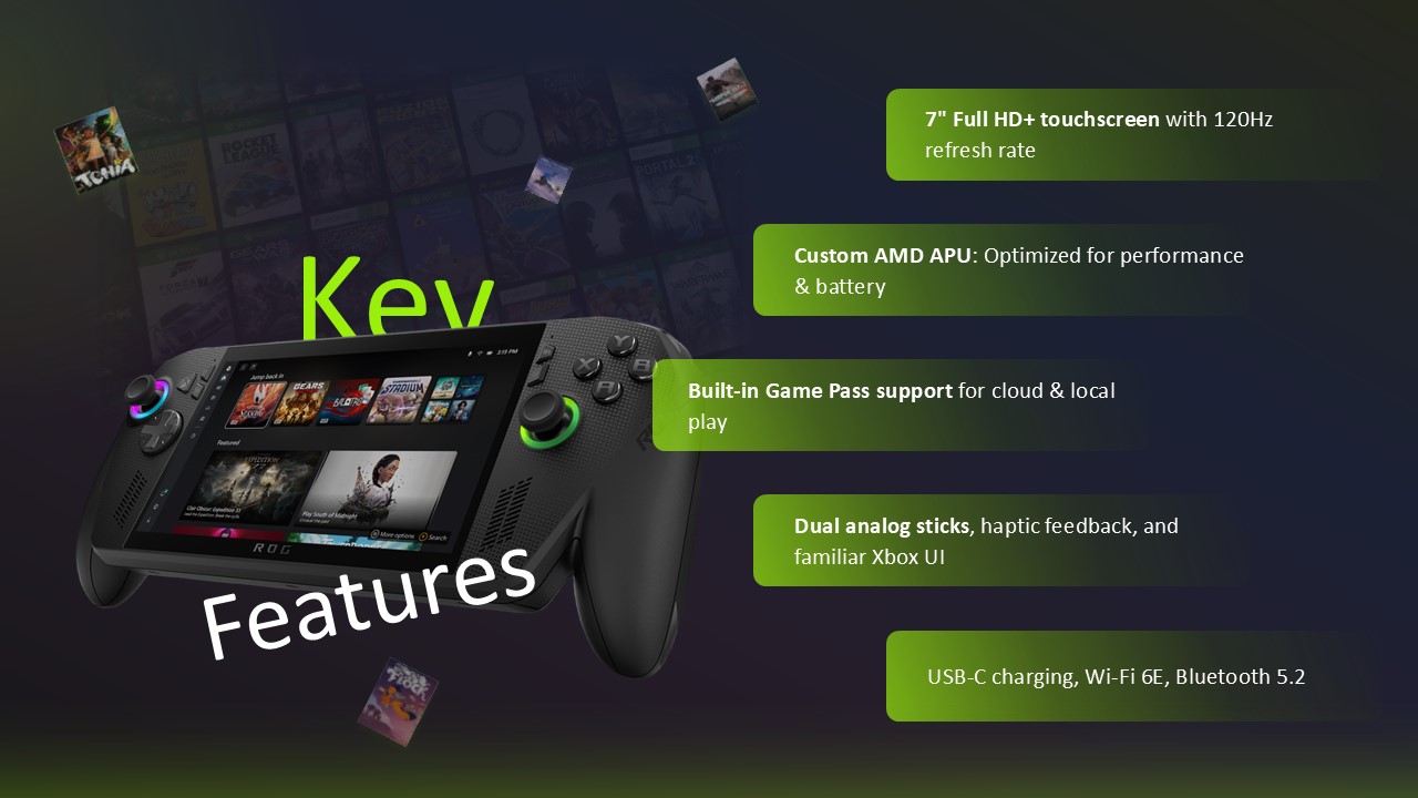 Free Xbox Handheld Powerpoint Template And Google Slides Theme 2