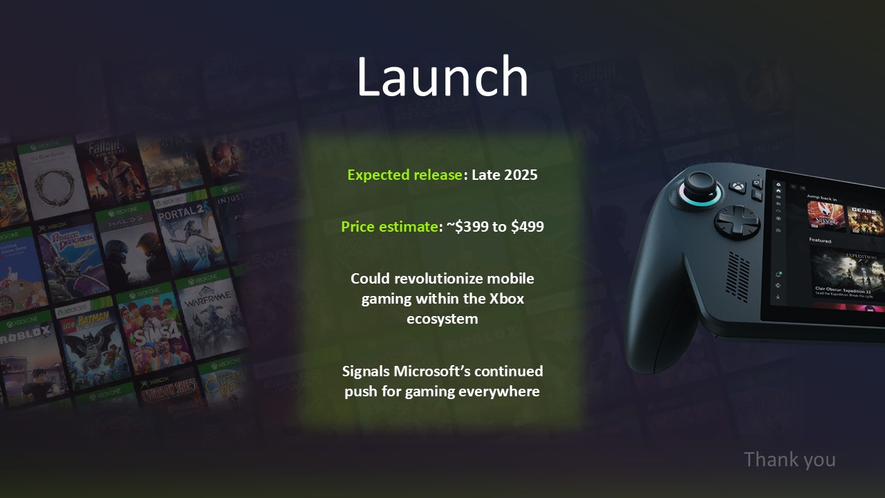 Free Xbox Handheld Powerpoint Template And Google Slides Theme 6