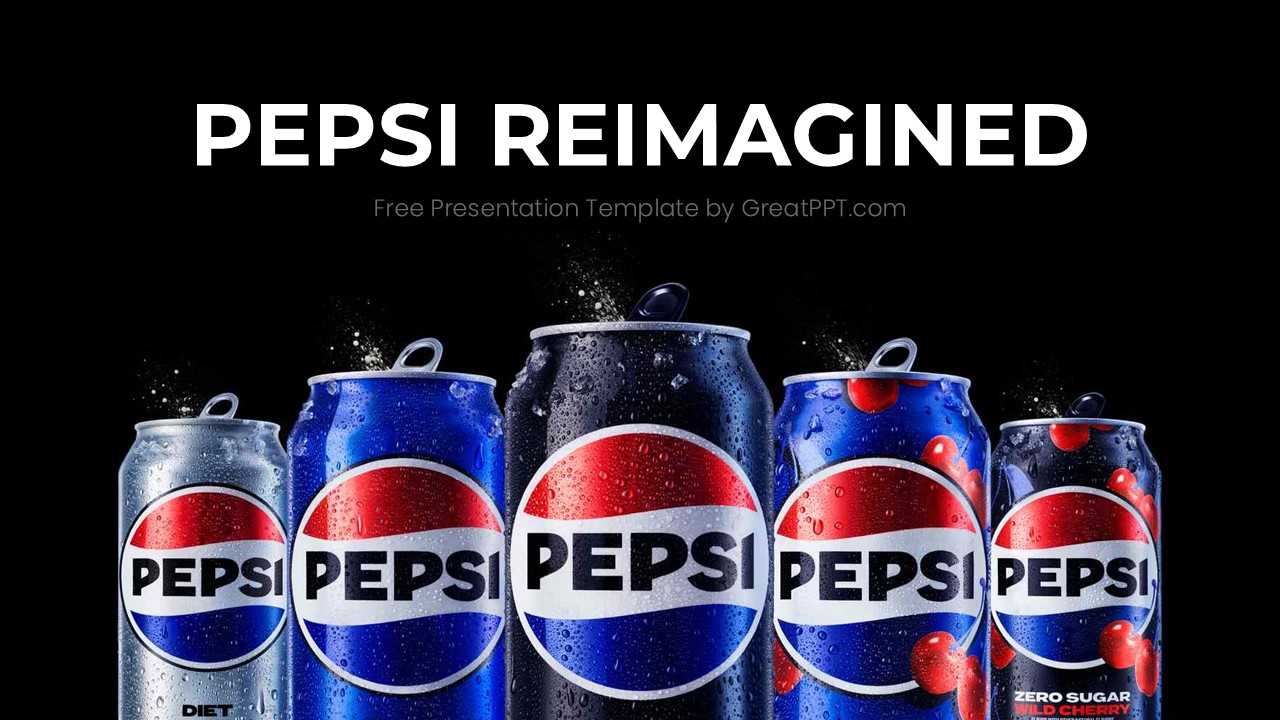 Pepsi Cola Powerpoint Template 1
