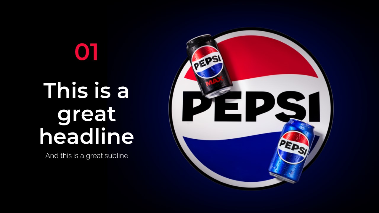 Pepsi Cola Powerpoint Template 4