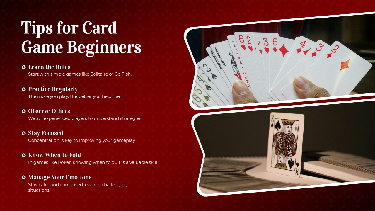 Playing Cards Presentation Template 8