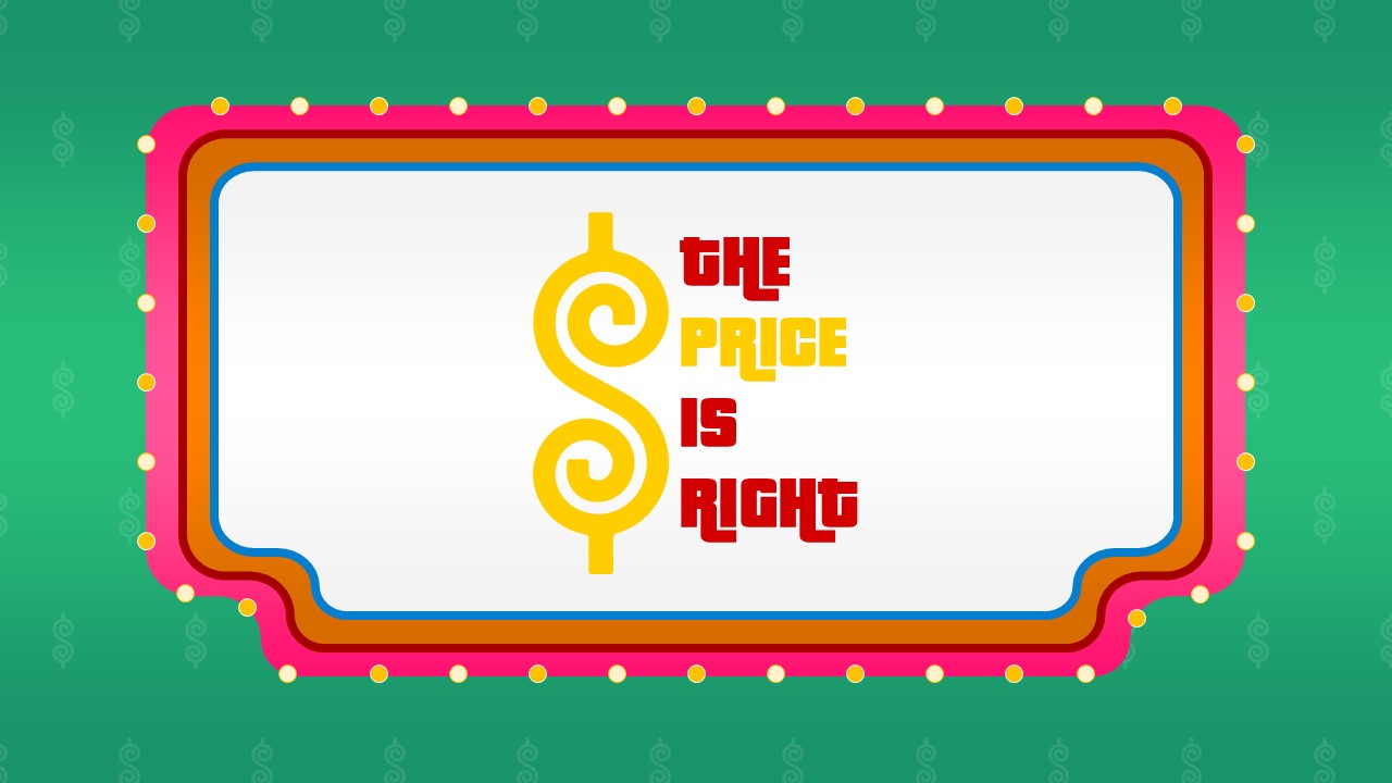 The Price Is Right Game Powerpoint Template 1