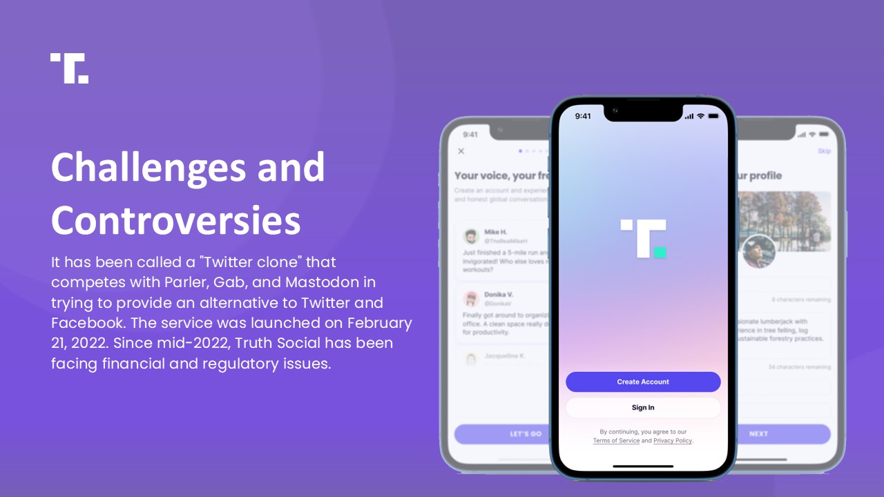 Truh Social Presentation Template 9