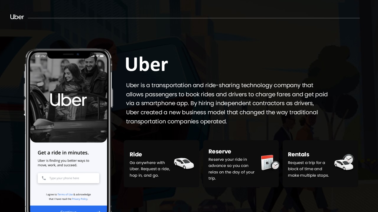 Uber Pitch Deck Template 2