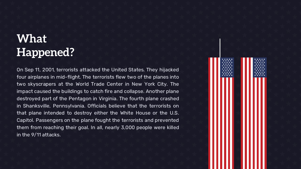 911 Remembrance Presentation Template 2