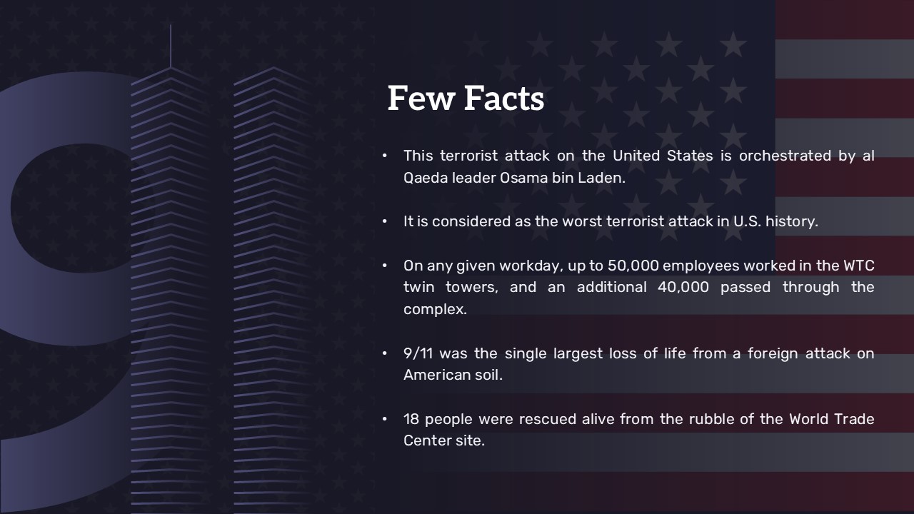 911 Remembrance Presentation Template 3