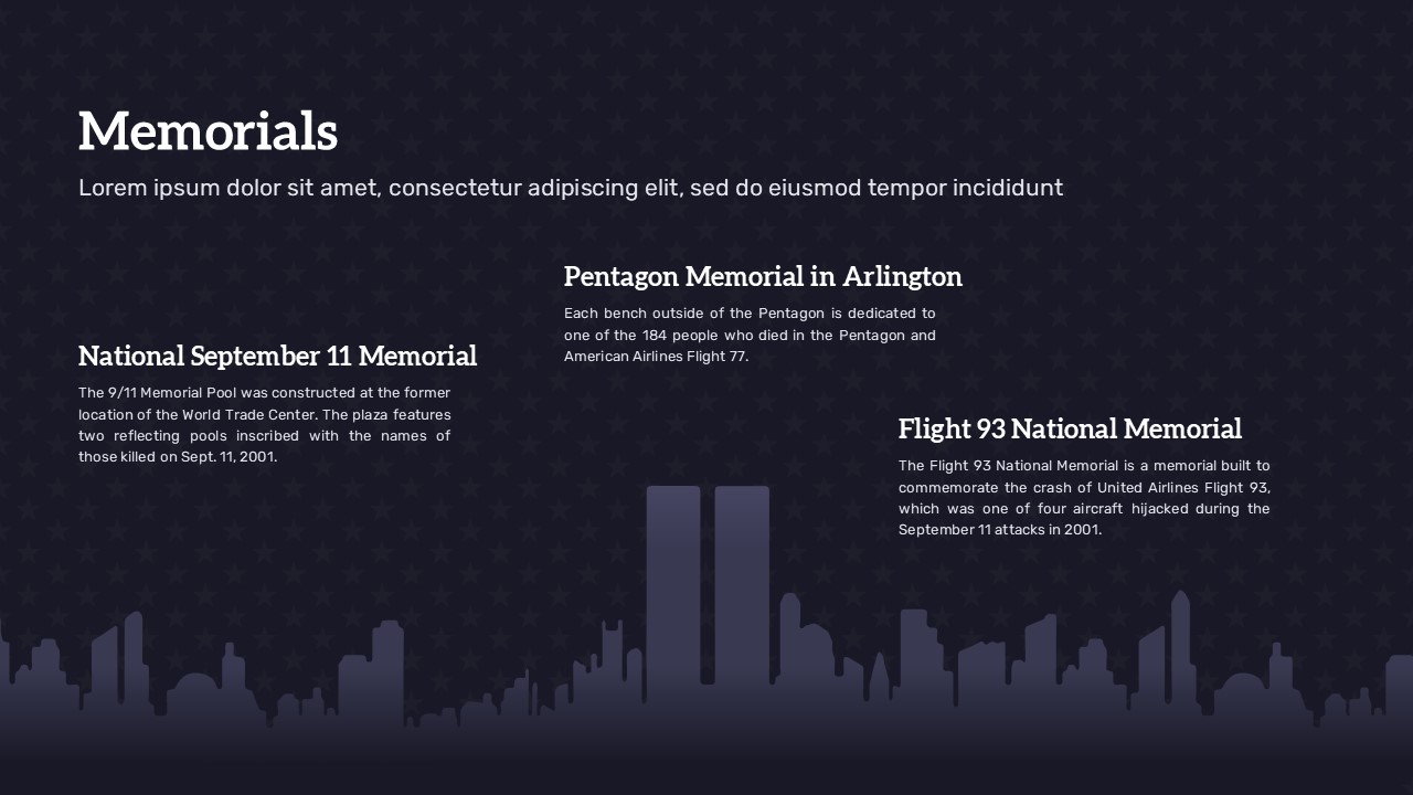 911 Remembrance Presentation Template 5