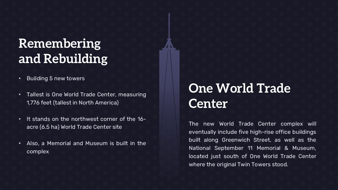 911 Remembrance Presentation Template 7