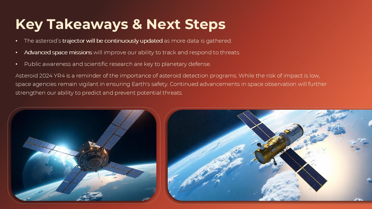 Asteroid 2024 Yr4 Presentation Theme 6