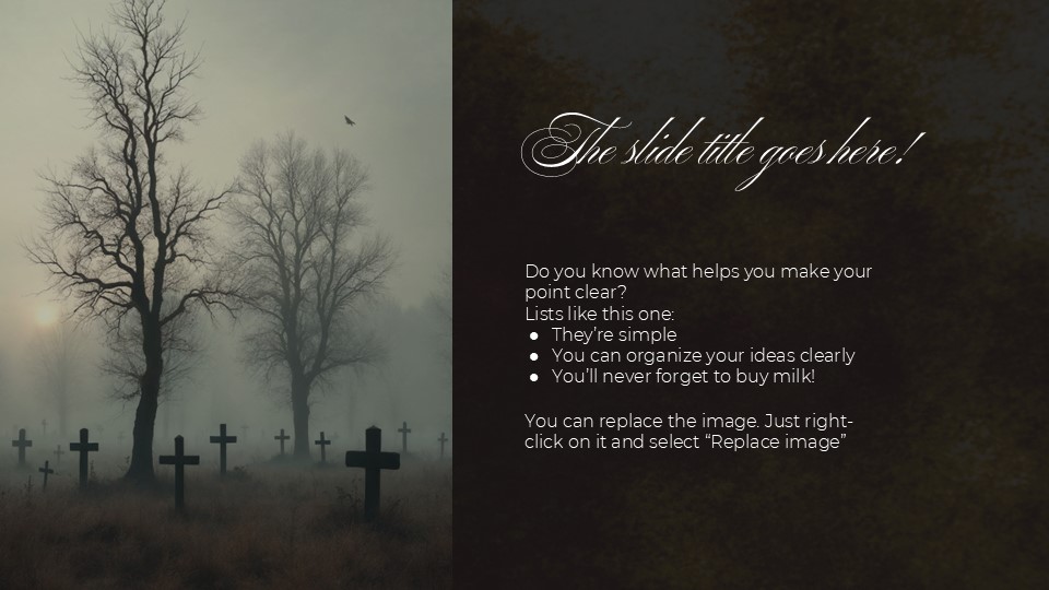 Free Black Halloween Presentation Theme And Ppt Template 4