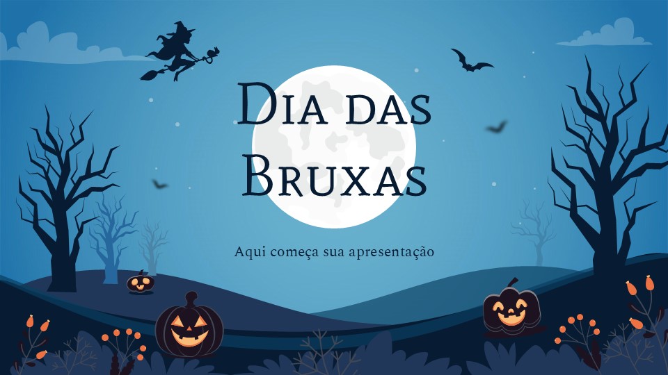 Free Brazilian Halloween Powerpoint Template 1
