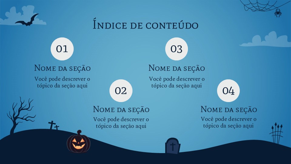 Free Brazilian Halloween Powerpoint Template 2